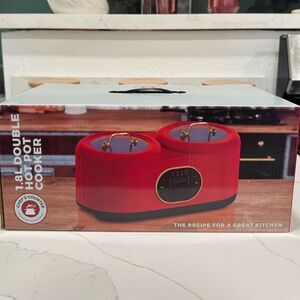 Chefs Counter Red Double Hot Pot Cooker✨